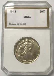 1943 Liberty Walking Half Dollar 50C BU Uncirculated - Picture 1 of 4