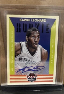 2012-13 Panini Past & Present Kawhi Leonard Rookie Auto Autograph RC #193 Spurs - Image 1 of 2