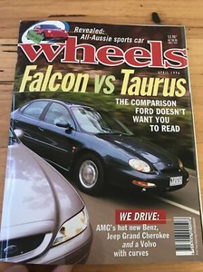 Wheels Car magazine APRIL 1996 FAIRMONT TAURUS A4 316I 19 9000S S40 V40 VIPER VW - Picture 1 of 3