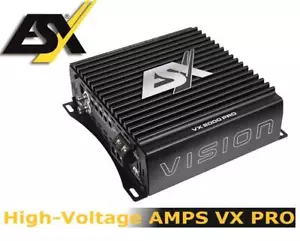 ESX VX2000PRO Mono Ultra Class D Digital 1 Kanal Verstärker 2200 Watt RMS - Bild 1 von 5
