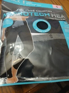 Free Country Ladies Base Layer Pant Microtech Heat Anti-Odor 2 Pack Small Black - Picture 1 of 5