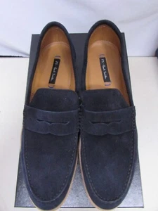 PAUL SMITH MENS DRESS BLUE SUEDE LOAFER SHOE CASEY SPACE $495 - Picture 1 of 9