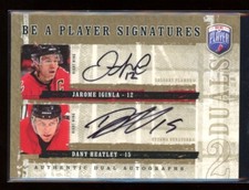 2006-07 Be A Player Signatures Duals #DIH Jarome Iginla / Dany Heatley *15333