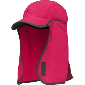 Outdoor Research Sun Runner Cap - Kids' Azalea/Grey Size Medium - Picture 1 of 6