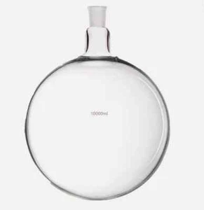 10000ml 24/29 1-Neck Round Bottom Glass Flask Lab Chemistry Bottle WITH STOPPER - Picture 1 of 7