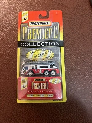 Matchbox Premiere Collection Series 7 - Springfield Fire Department NIB - Image 1 of 4