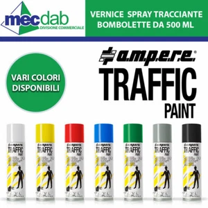 Vernice Spray Tracciante 500ml Bomboletta Per Macchine Traccialinee - Traffic - Foto 1 di 5