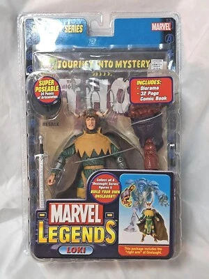 Figura de acción sellada Marvel Legends LOKI Toy Biz 2006 serie Onslaught BAF M.O.C Foto 1 de 4