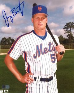 Jeromy Burnitz Signed 8x10 Photograph New York Mets AIV AA13546