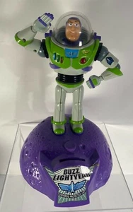 1995 VINTAGE Disney BUZZ LIGHTYEAR TALKING BANK THINKWAY Works - Picture 1 of 6