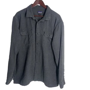 Patagonia Worn Wear Men's Organic Cotton L/S Button Front Flannel Shirt XL - Picture 1 of 9