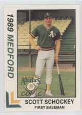 1989 Best Medford Athletics Scott Shockey (Name Spelled Schockey) #2