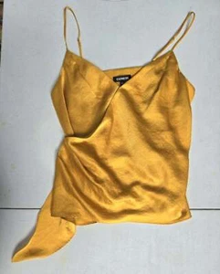 Neu mit Etikett! Gelbes Spaghetti-String-Tanktop für Damen von Express Größe Small - Bild 1 von 3