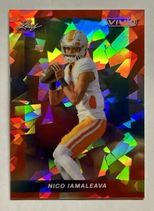 Nico Iamaleava #3/8 CRYSTAL 2024 Leaf Vivid Tennessee Vols QB Rookie RC - Picture 1 of 3