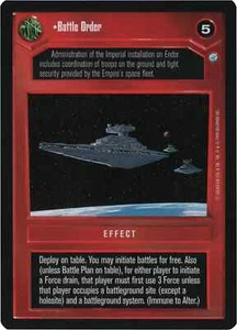 Battle Order (Endor) | Decipher Star Wars CCG | NM/LP - Picture 1 of 1
