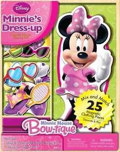 Disney Minnie Mouse Bow-Tique Magnetic Wooden Doll Dress-Up Set - Picture 1 of 1