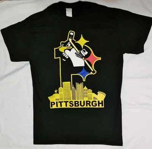 Pittsburgh Steelers Pirates Penguins 3 favorite team t shirt - Picture 1 of 5
