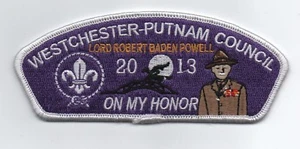Westchester-Putnam Council CSP SA-?, "On My Honor" 2013, ¡Como nuevo! - Imagen 1 de 1