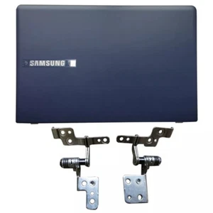 New For Samsung NP510R5E NP470R5E Dark Blue Laptop LCD Back Cover Hinges Plastic - Picture 1 of 6
