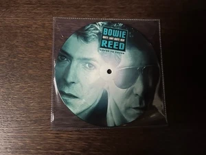 DAVID BOWIE &  LOU REED - White Light White Heat x 2 - Rare Picture Disc  AS NEW - Picture 1 of 2