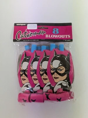 De colección DC Catwoman Party Blowout Favors 1992 Batman producto con licencia sellado Foto 1 de 4