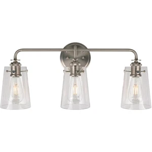 Forte Lighting 5118-03-55 Ronna Bathroom Vanity Light Brushed Nickel - Picture 1 of 4
