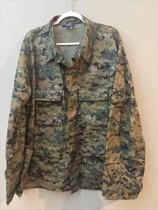 Propper Ripstop Cargo Jacket Pockets Military Tactical Uniform Camo Sz 2X - Picture 1 of 4