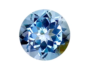 4.800cts sky Blue natural topaz Round shape loose gemstones see video - Bild 1 von 3