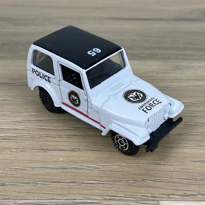 Police Service Emergency Force Diecast Car - Loose No. 98510 - Army Jeep - Image 1 of 4