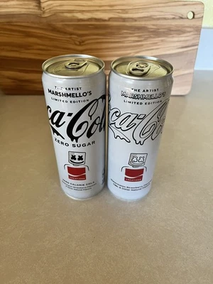 Artist Marshmello's Coca-Cola Edición Limitada Sandía Fresa 1 Reg 1 Zero Foto 1 de 3