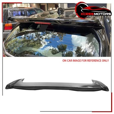 For 18-23 Subaru Crosstrek 17-23 Impreza Hatchback Roof Spoiler Lip CF Print ABS Foto 1 de 4
