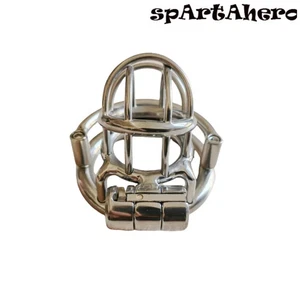 Titanium Chastity Cage-Customizable Metal Cage Bondage Restraint Chastity Device - Picture 1 of 8
