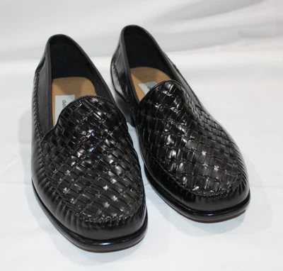 Zapatos de vestir David Taylor Mocasines de cuero negro nuevos para hombre 8,5 D Oxfords Foto 1 de 4