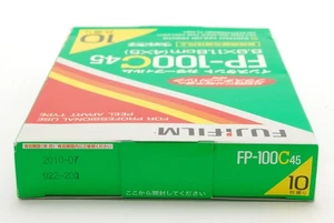 07/2010 [Unused] FujiFilm FP-100C45 FP-100C 4x5 Instant Color Film From JAPAN - Picture 1 of 8