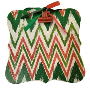 Holz Clip Foto Rezept Halter Grün Rot Glitzer Urlaub Weihnachten Rahmen - Bild 1 von 3