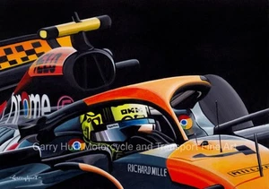 Lando Norris Mclaren F1, A3 Limited edition print - Picture 1 of 1
