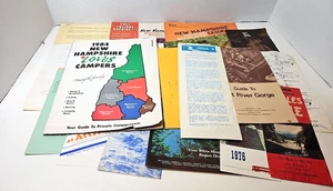 Vintage 1970s-1980s New Hampshire Travel Ephemera Paper Brochure Lot 21 Pieces - Picture 1 of 5