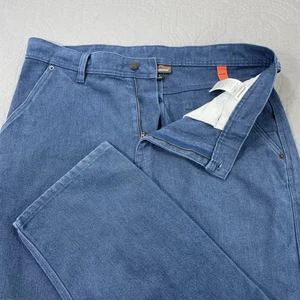 Patagonia Hose Herren 36 blau Bio Hanf Workwear gerades Bein getragen Canvas - Bild 1 von 8