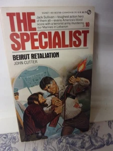 Vtg. 1985 The Specialist: Beirut Retaliation J. Sullivan by John Cutter Paperbck - Picture 1 of 4