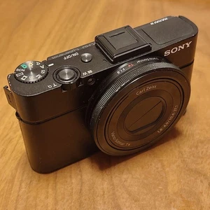 Sony Cyber-shot DSC-RX100 II 20.2MP Digital Camera Black Tested Japanese Only - Picture 1 of 9