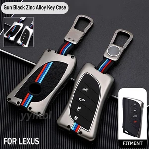 Zinc Alloy Remote Key Fob Case Cover For Lexus ES ES350 UX250 LS350 4 buttons - Picture 1 of 11