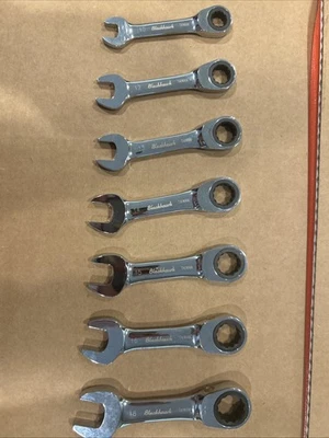 Blackhawk 7pc Reversible Ratcheting Wrench Set 10mm Through 18mm Set - Image 1 of 3