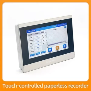 Load Cell Touch-Based Paperless Recorder, Modbus RTU,4-20mA RS485,Data Storage - Picture 1 of 13