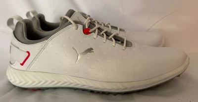 Zapatos de golf PUMA Ignite Blaze Pro para mujer blancos talla 10,5 usados en excelente estado Foto 1 de 4