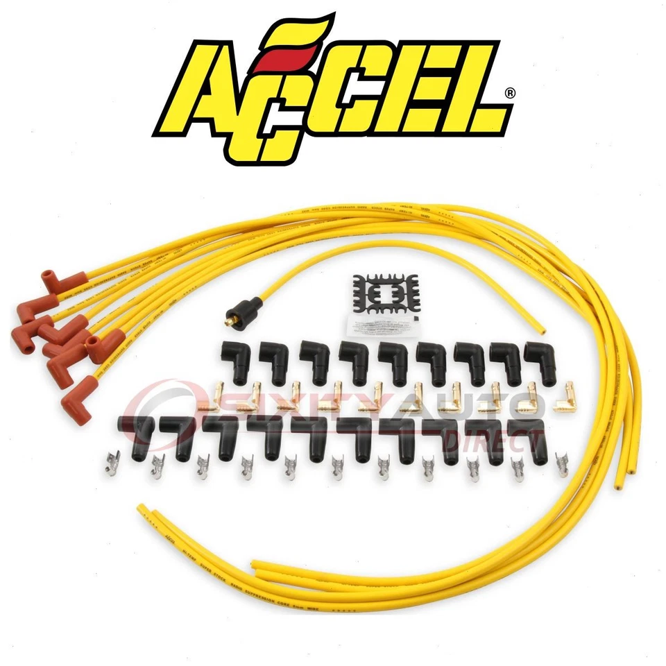 ACCEL Spark Plug Wire Set for 1975-1978 Dodge D200 6.6L 7.2L V8 - Ignition zr Foto 1 de 4