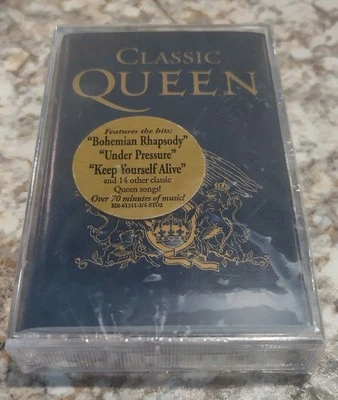 Classic QUEEN Bohemian Rhapsody Hits Cassette Brand New Shrink Wrap 1992 Foto 1 de 4