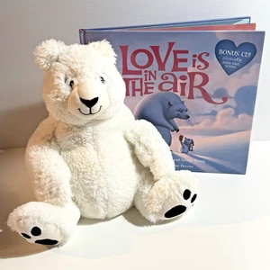 Rare Love Is In The Air H/C Book CD + Weighted Polar Bear Plush 9781742834412 - Picture 1 of 12