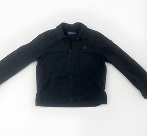 Polo Ralph Lauren Herrington Full-Zip Black Jacket Men’s XL 100% Cotton - Bild 1 von 4