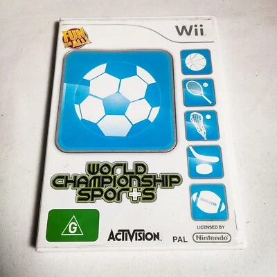 WORLD CHAMPIONSHIP SPORTS  - NINTENDO WII - Image 1 of 4