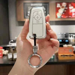 Key Fob Cover Case Keychain TPU case for Mustang Fusion Raptor F250 F350 F450 - Picture 1 of 5